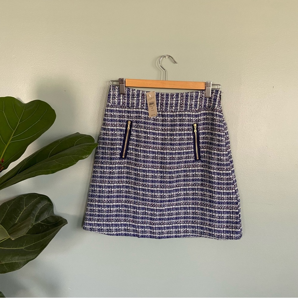 NWT Loft Tweed Mini Skirt